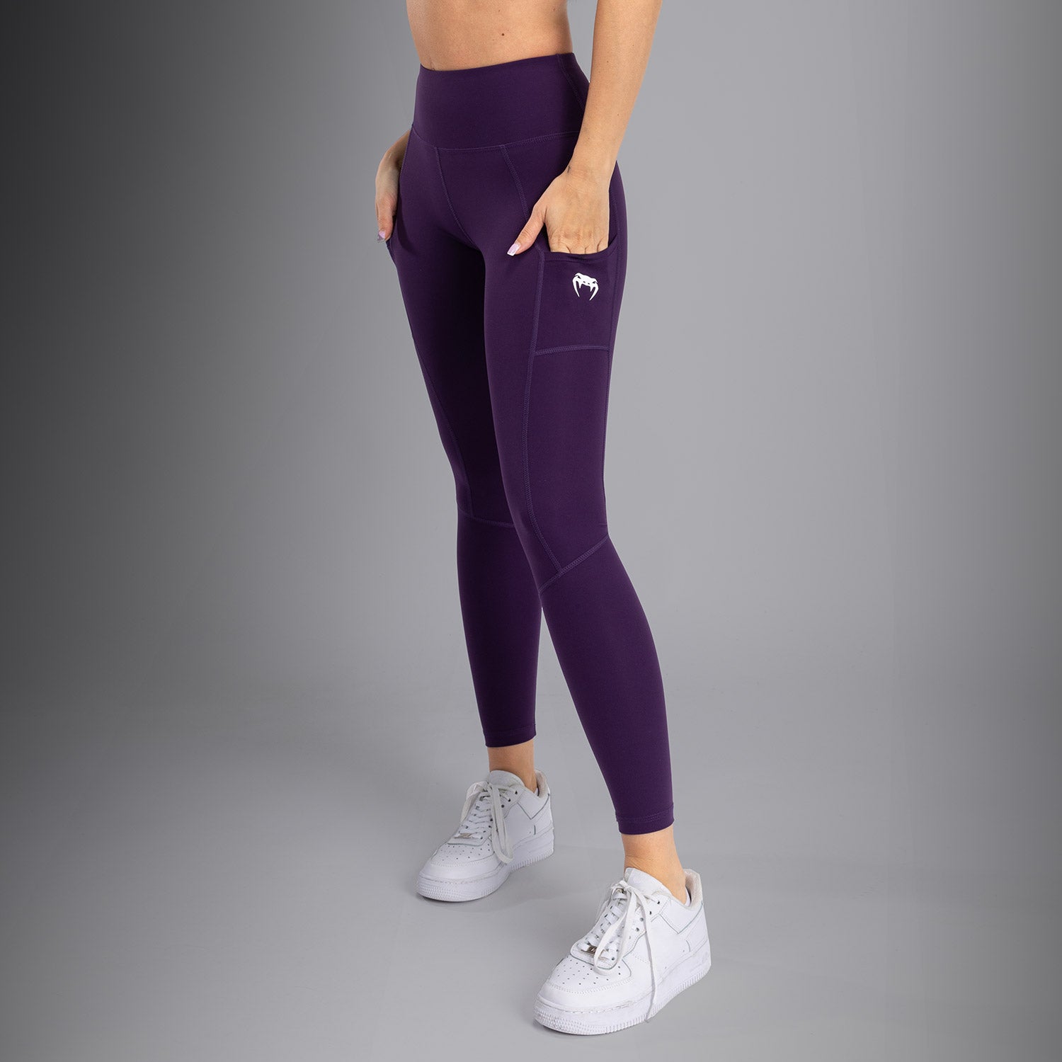 venum-essential-damen-performance-leggings-tiefpurpur image 1