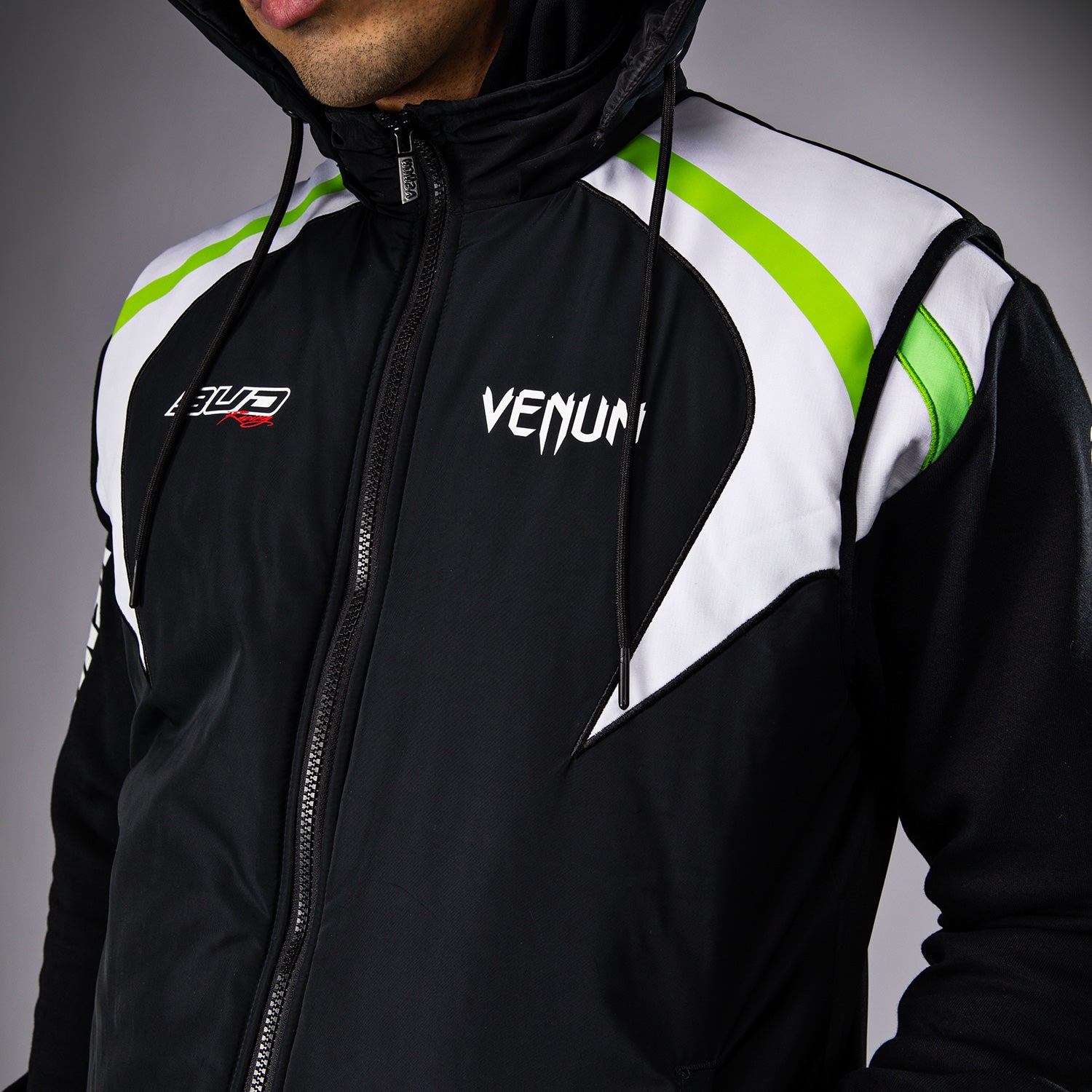 venum-x-bud-racing-herren-weste-rmellos-schwarz-wei-lindgr-n image 6