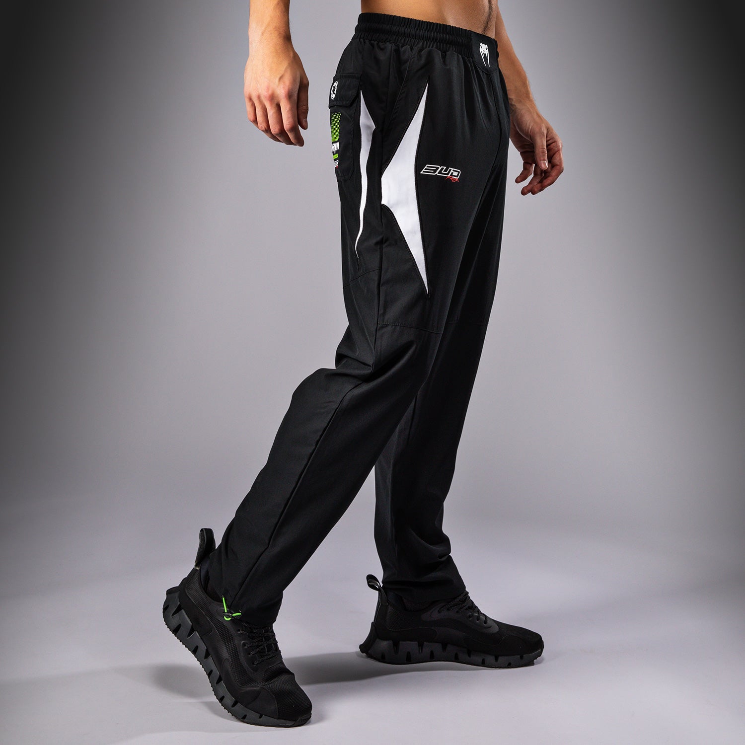 venum-x-bud-racing-herren-jogger-schwarz-wei-limettengr-n image 4