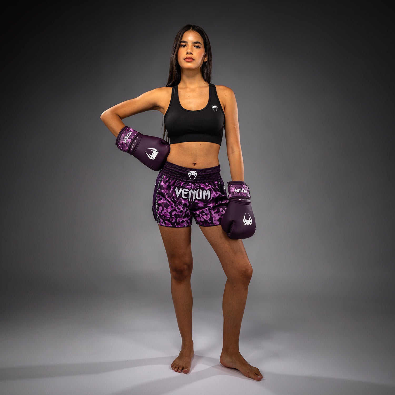venum-iris-muay-thai-shorts-damen-pflaume-rosa image 5