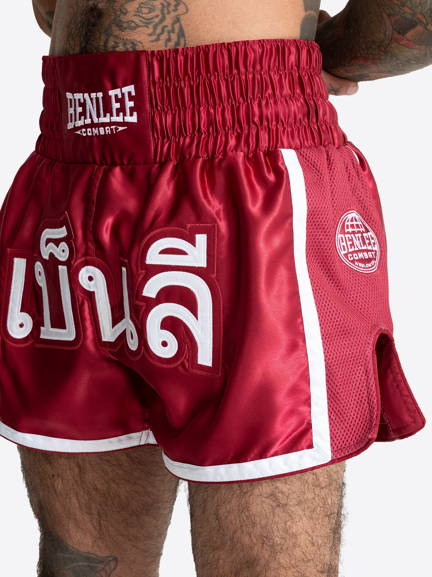 benlee-calista-muay-thai-shorts-satin-mit-innenhose image 5