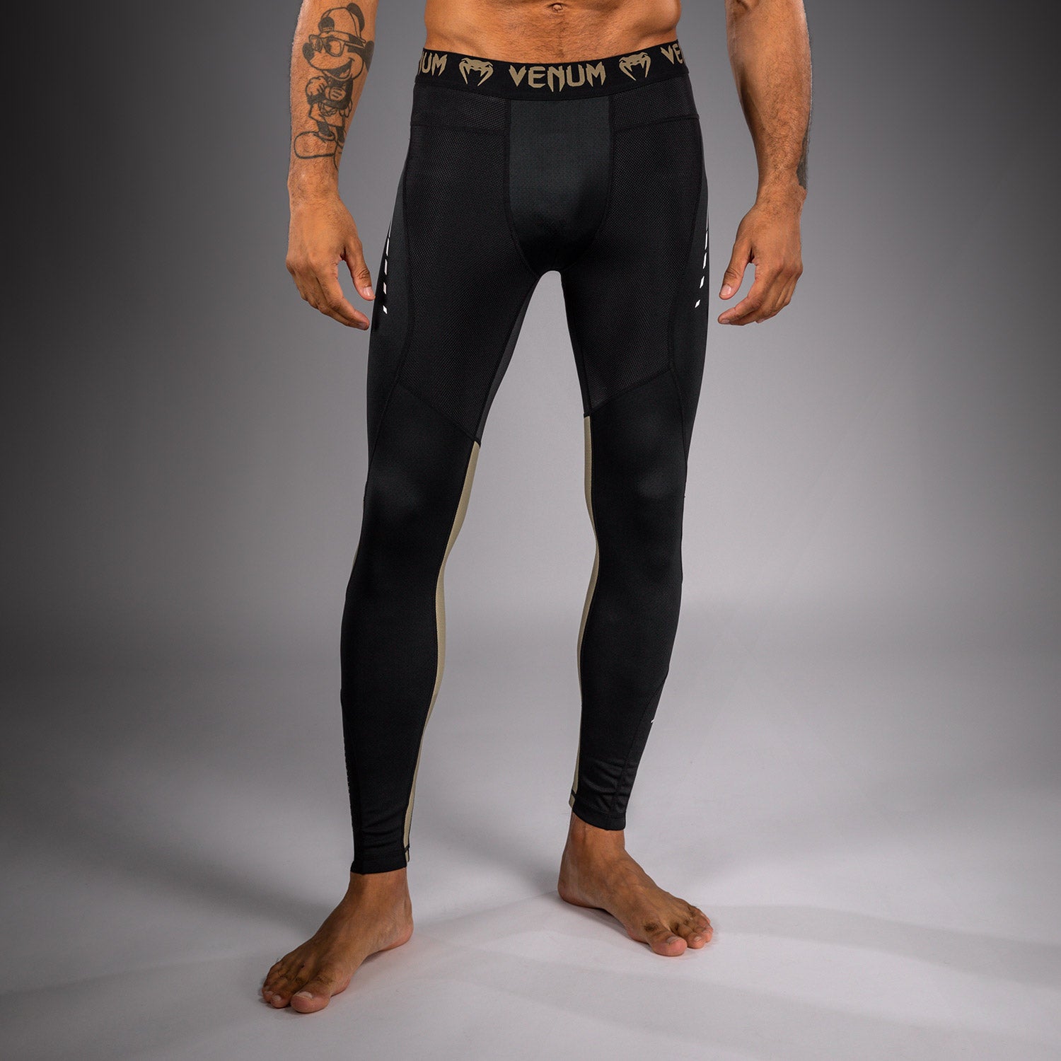 venum-adrenaline-spats-kompressionstights-schwarz-sand-f-r-herren image 2