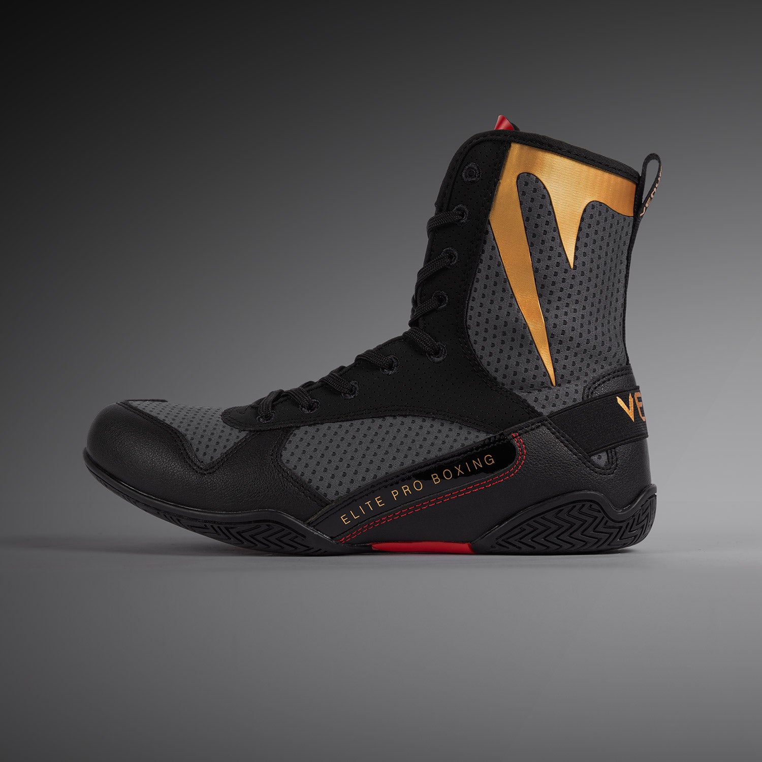 venum-elite-boxschuhe-sturmgrau-gold image 2