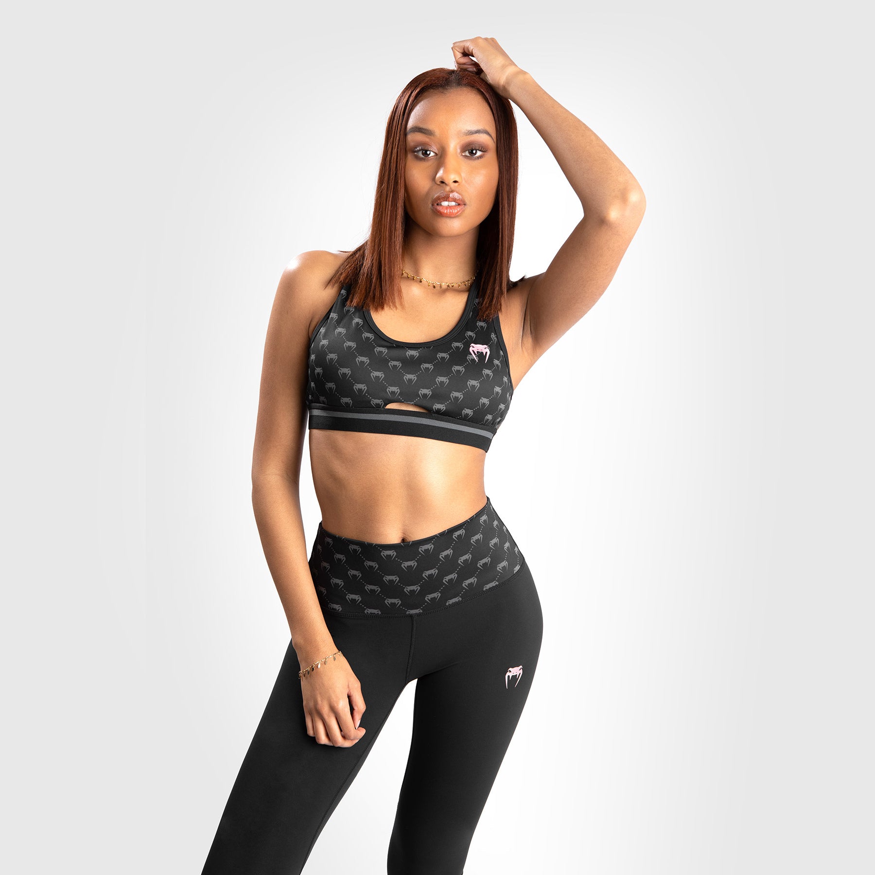 venum-monogram-leggings-schwarz-ros-gold-f-r-damen image 7