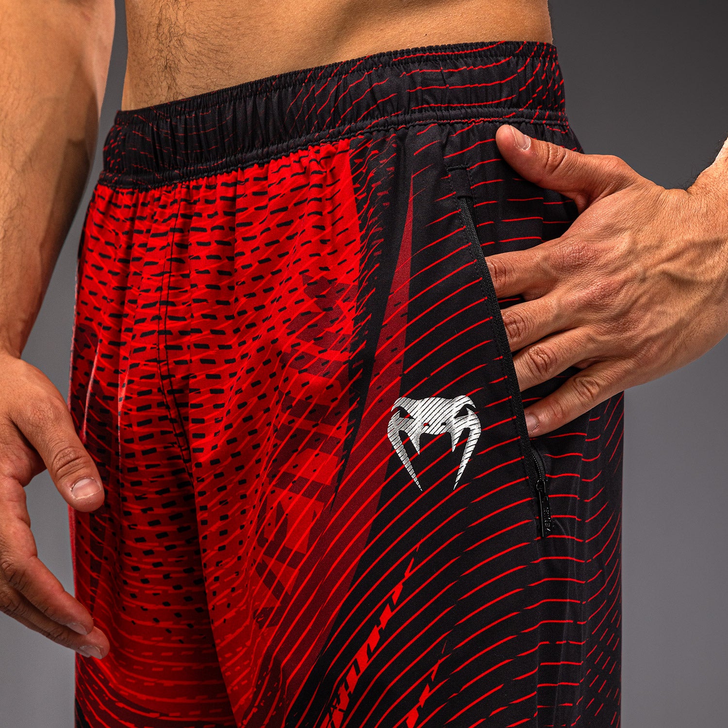venum-galactic-3-0-trainingsshorts-herren-rot-silber image 5