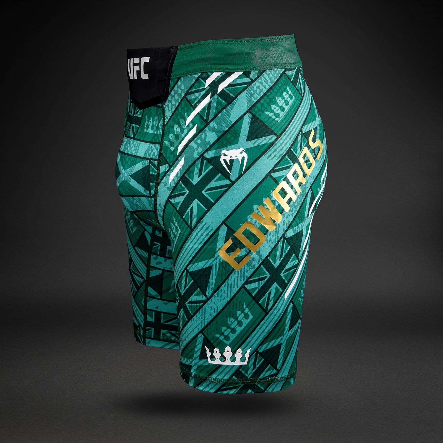 venum-ufc-unrivaled-leon-edwards-vale-tudo-shorts-herren-gr-n image 1