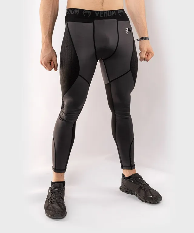 venum-g-fit-spats-kompressionshose-grau-schwarz image 1