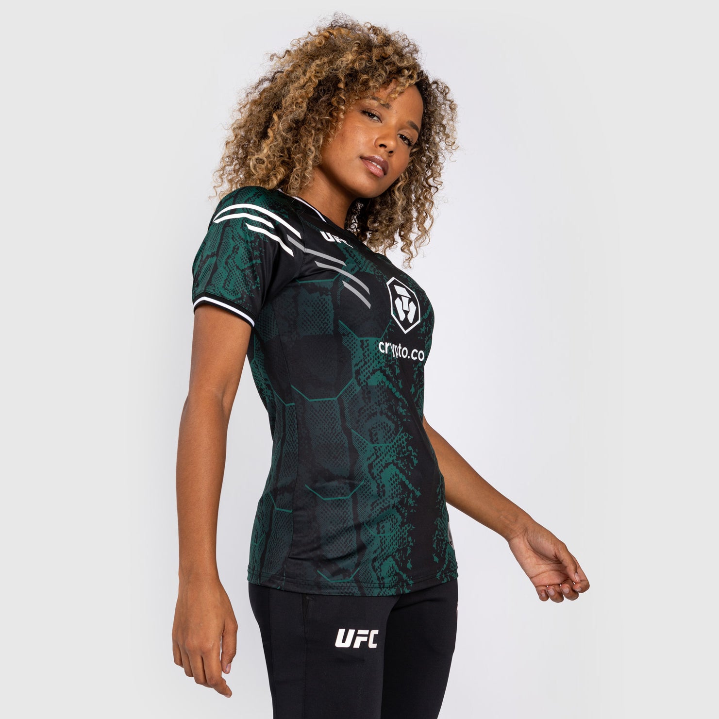 ufc-adrenaline-by-venum-authentic-fight-night-walkout-trikot-damen-emerald-editi image 3