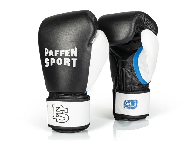 paffen-sport-gel-boxhandschuhe-training-leder-sparringshandschuhe-mit-klettversc image 1