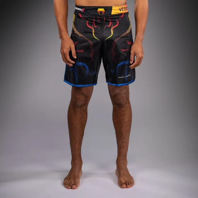 venum-x-tekken-8-fightshorts-yoshimitsu-schwarz-orange image 1