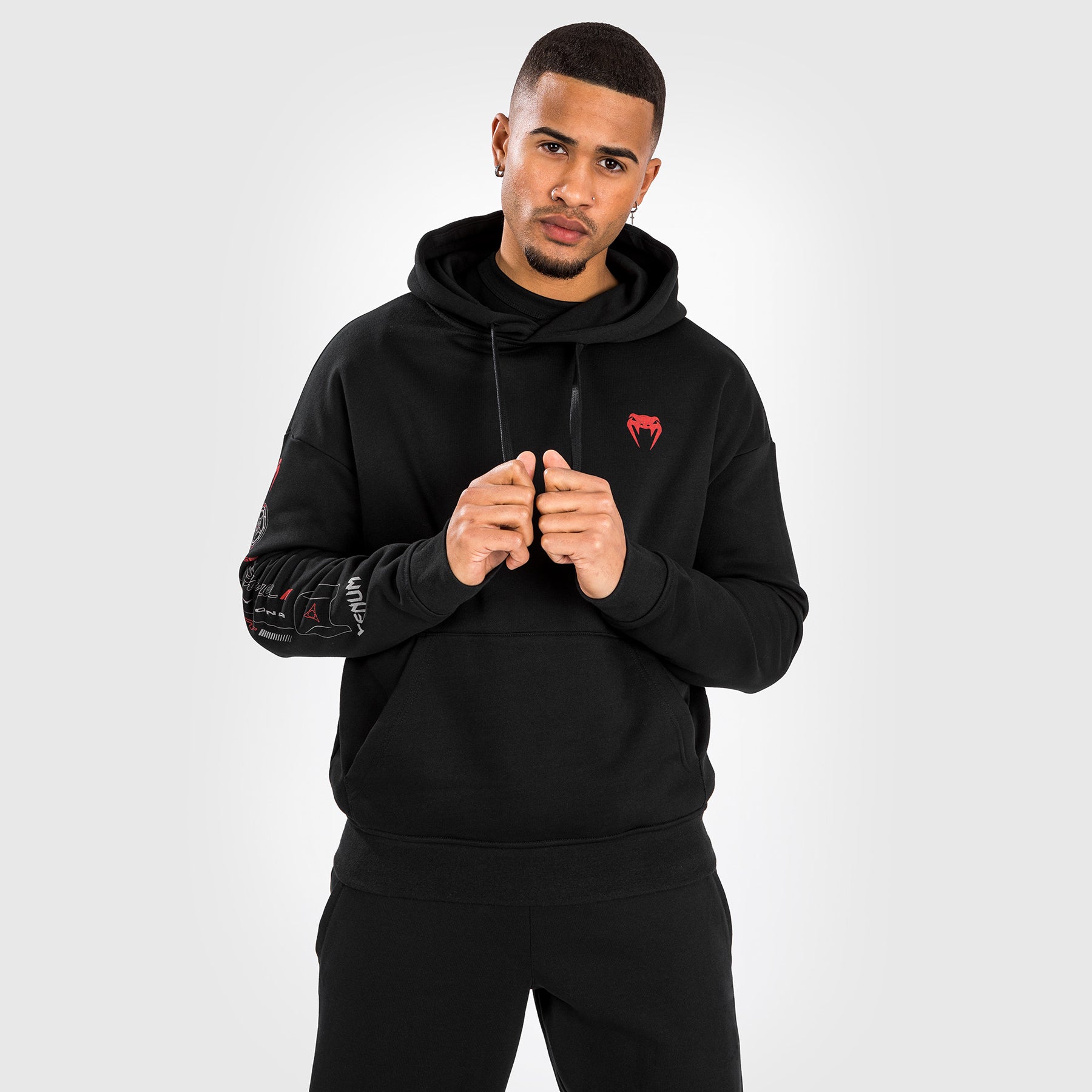 venum-x-dodge-banshee-unisex-hoodie-pullover-schwarz image 3