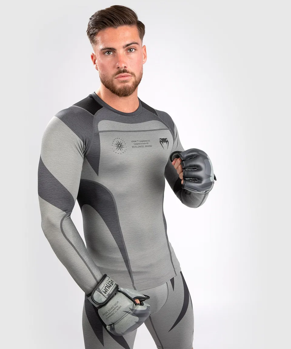 venum-stone-compression-shirt-langarm-mineralgr-n image 1