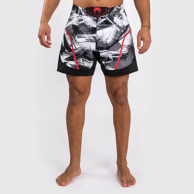 venum-electron-3-0-fight-shorts-grau-rot-herren-mma-shorts image 1