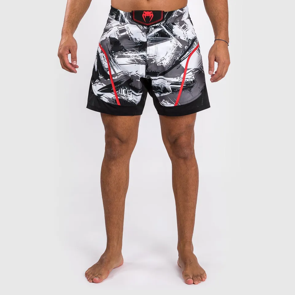 venum-electron-3-0-fight-shorts-grau-rot-herren-mma-shorts image 1