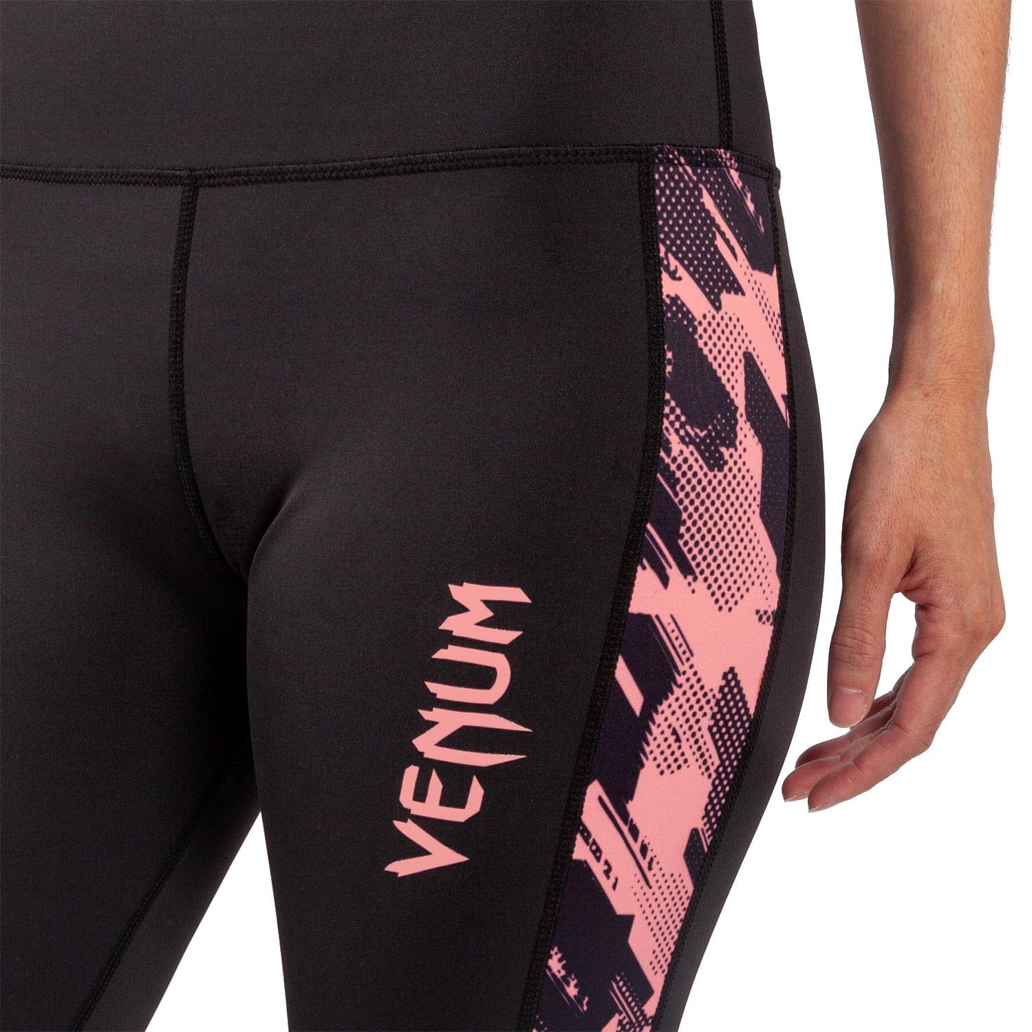 venum-tecmo-leggings-damen-schwarz-rosa image 7