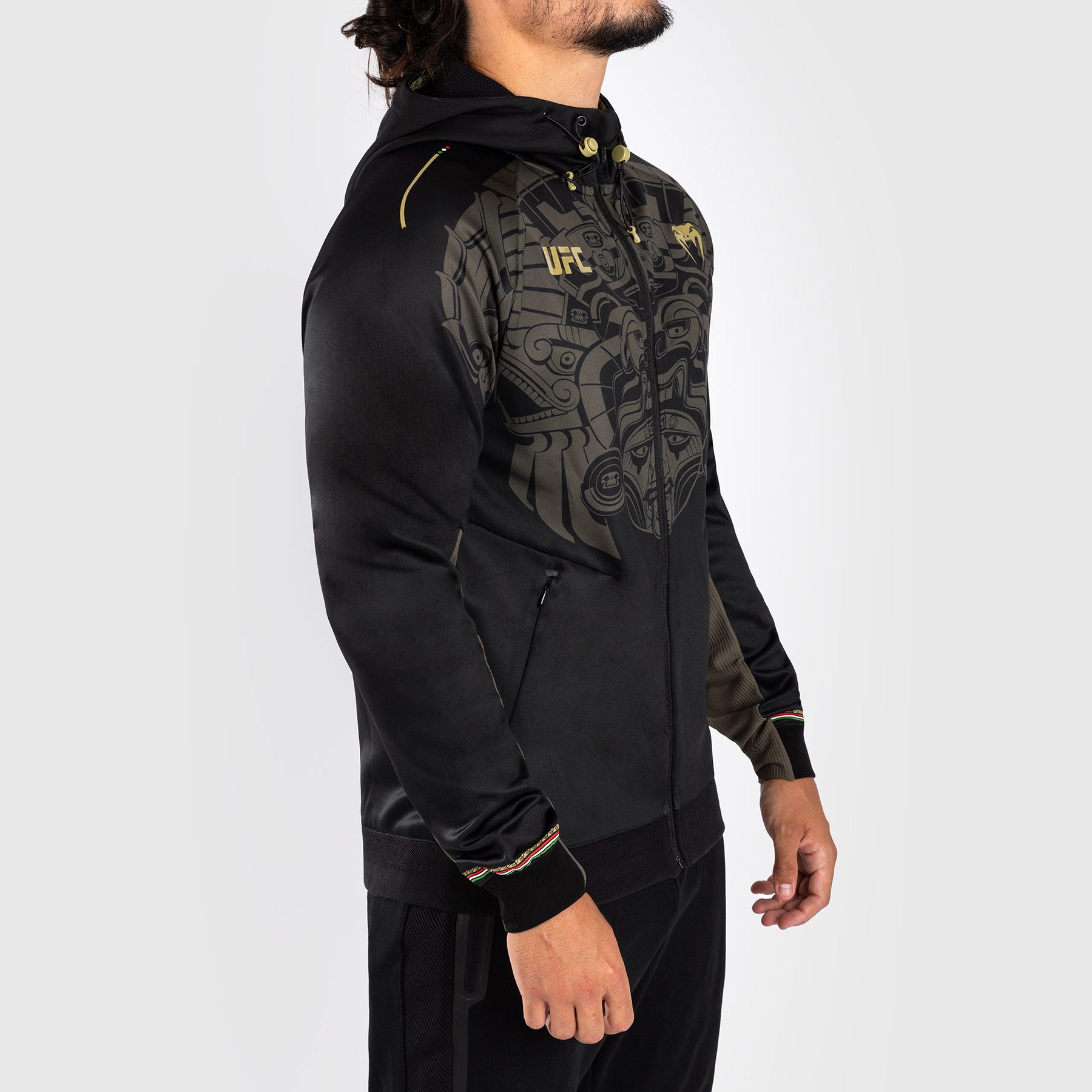 noche-ufc-by-venum-authentic-fight-night-herren-walkout-hoodie-schwarz image 3