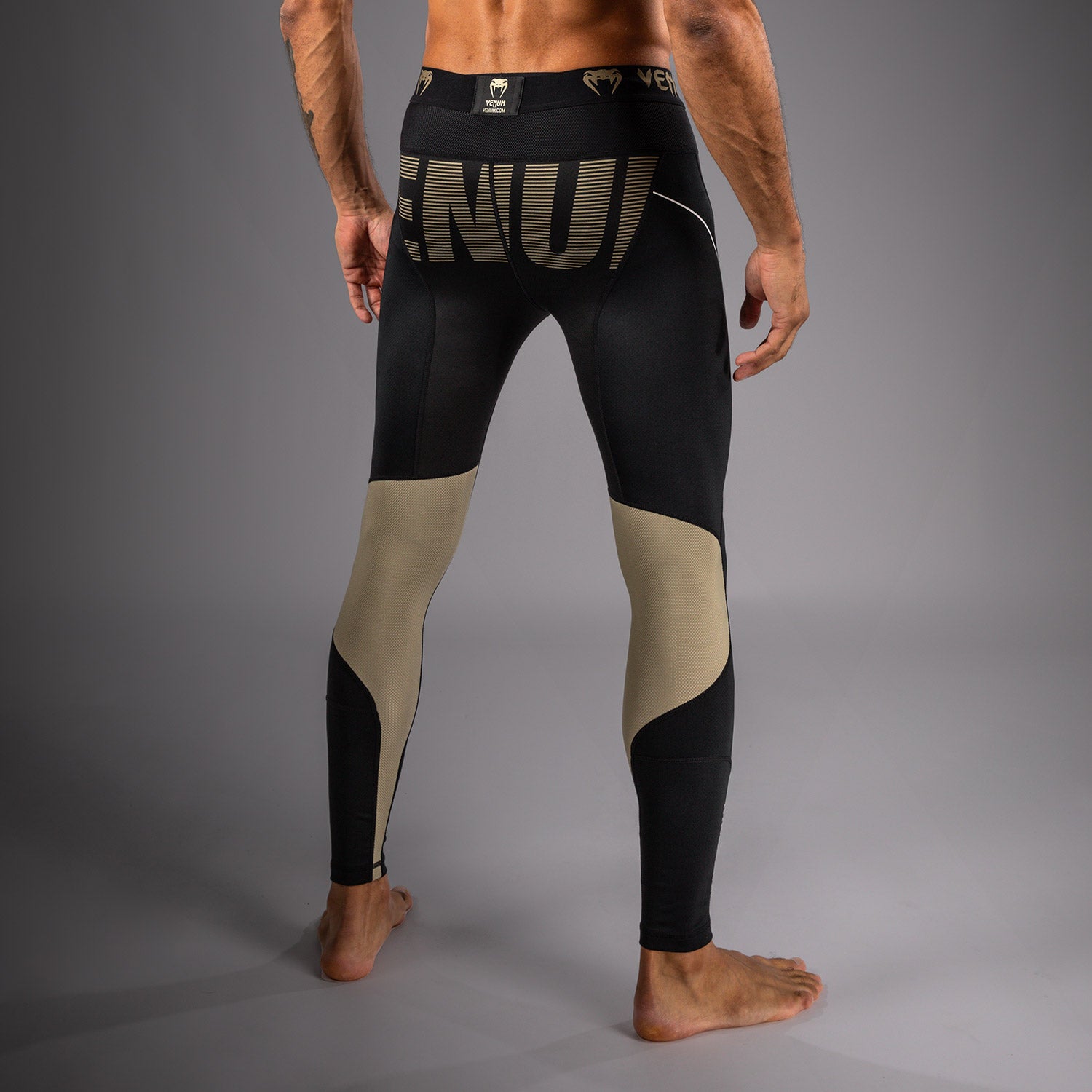 venum-adrenaline-spats-kompressionstights-schwarz-sand-f-r-herren image 3