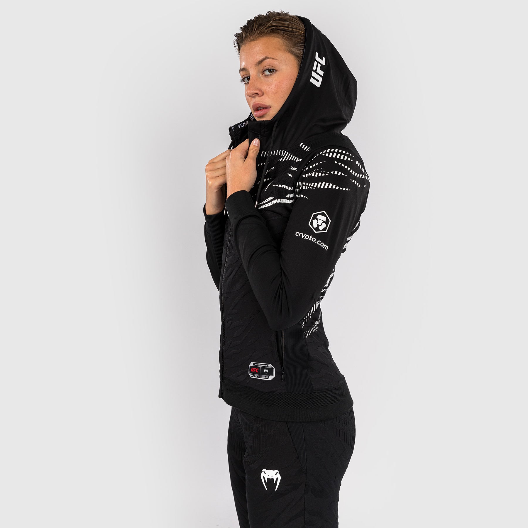venum-ufc-fusion-authentic-fight-night-walkout-hoodie-damen-schwarz-personalized image 4