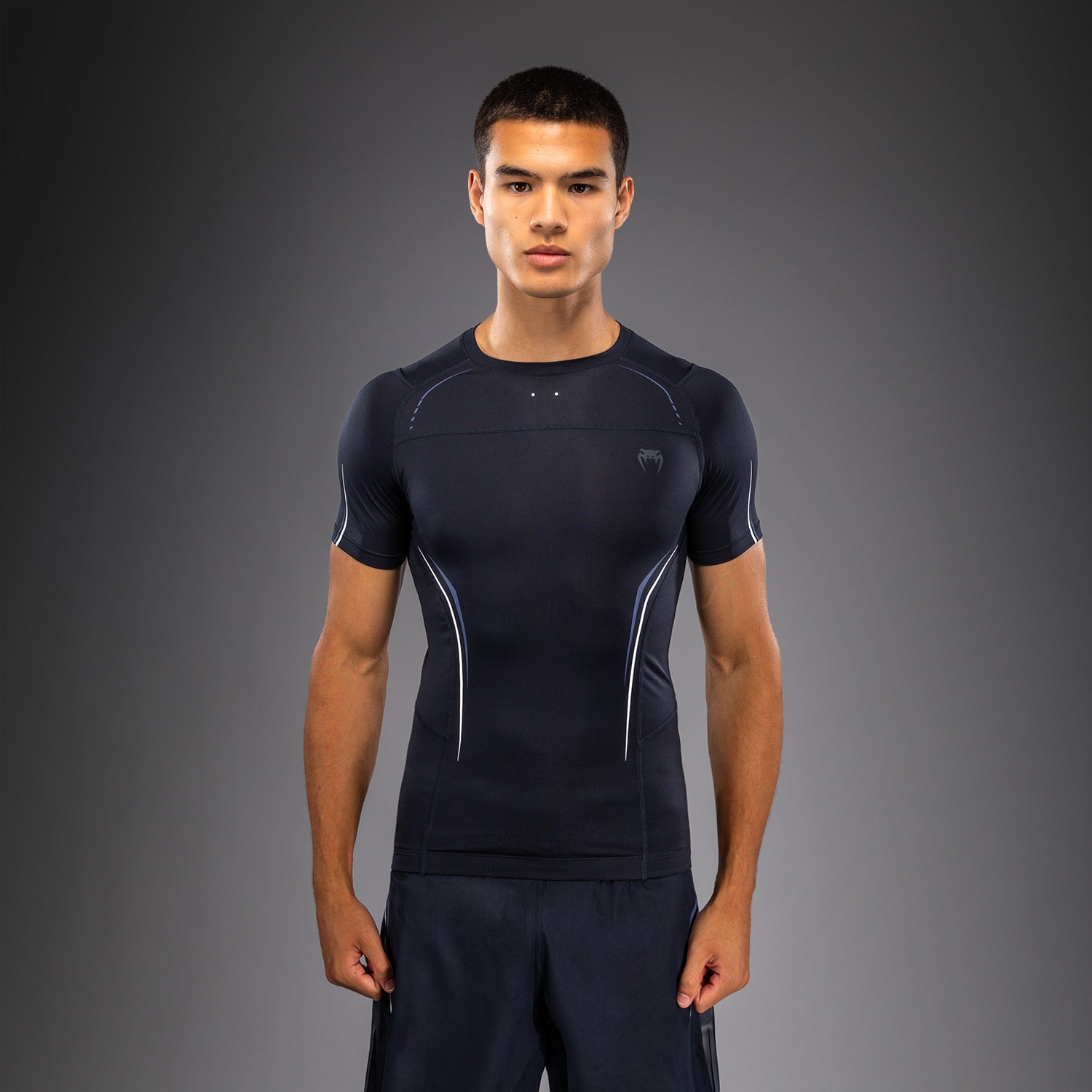 venum-g-core-kurzarm-rashguard-herren-marineblau-wei image 1