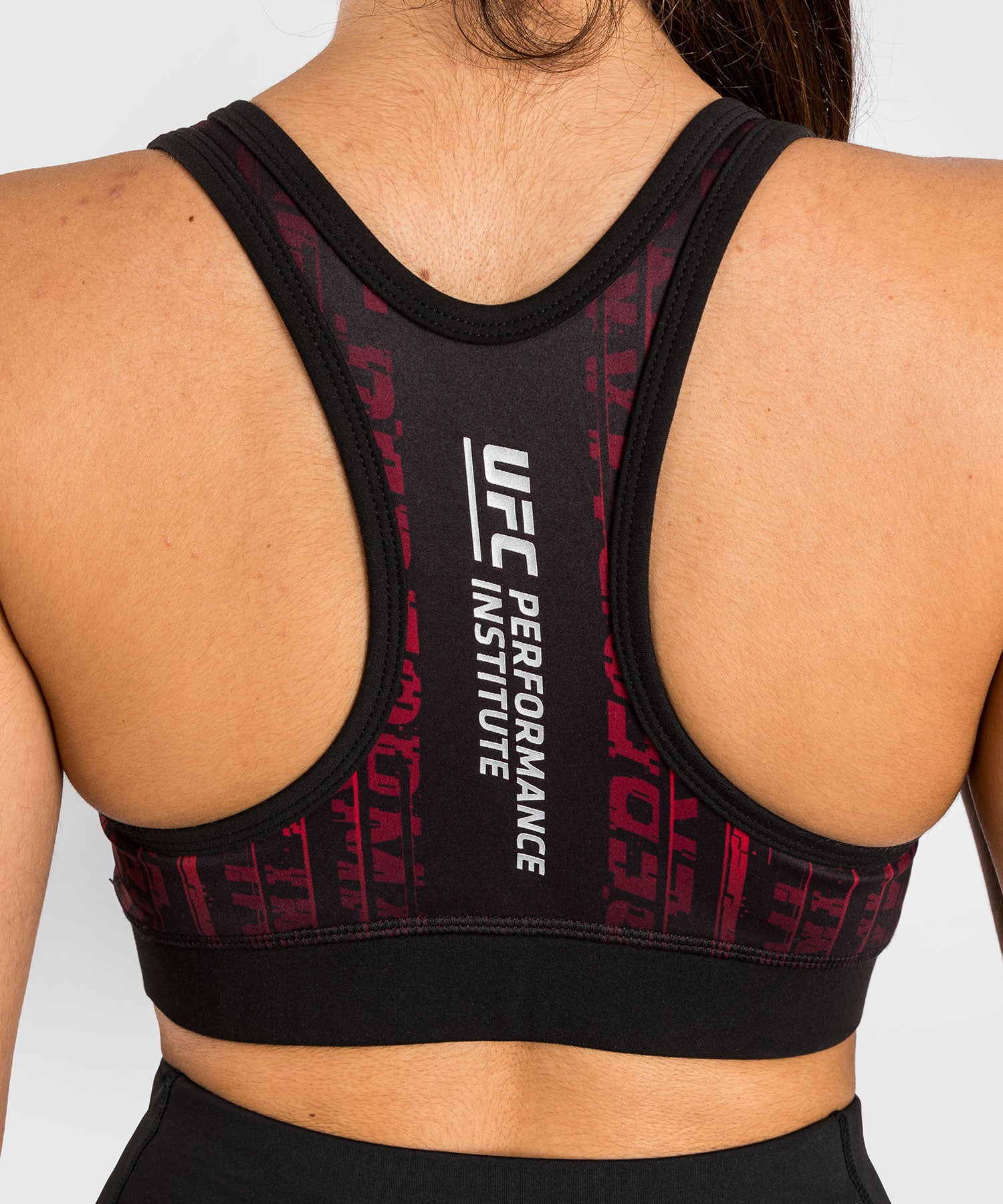 venum-ufc-performance-institute-2-0-sport-bh-damen-schwarz-rot image 7