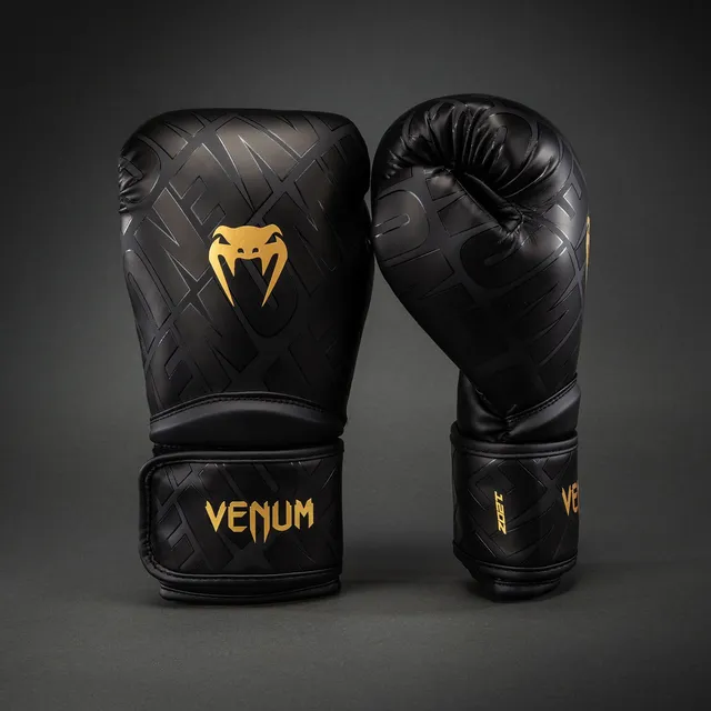 venum-contender-1-5-xt-3d-boxhandschuhe-schwarz-gold image 1