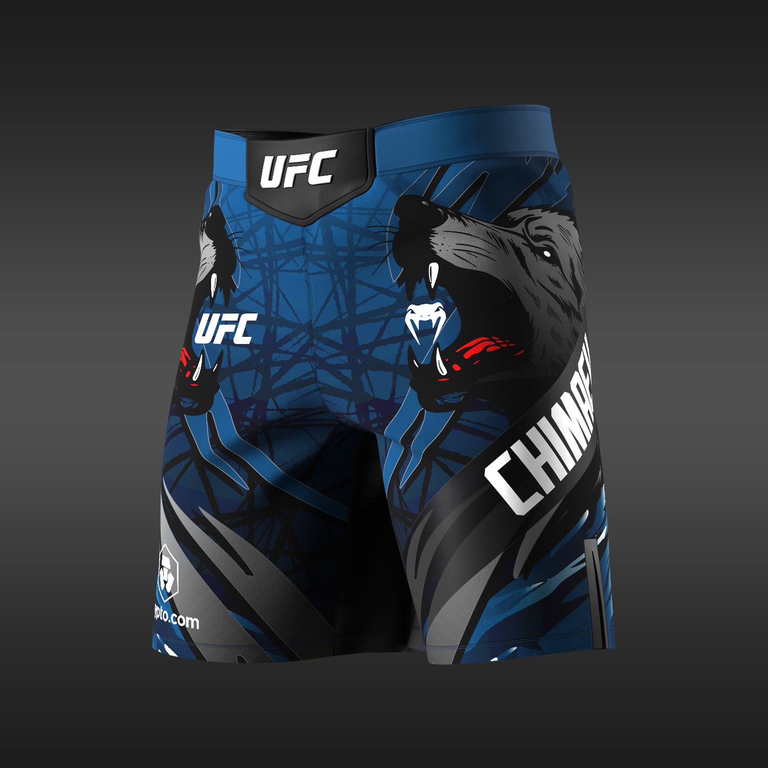 venum-ufc-unrivaled-by-venum-khamzat-chimaev-kampfshorts-lange-passform-blau image 1
