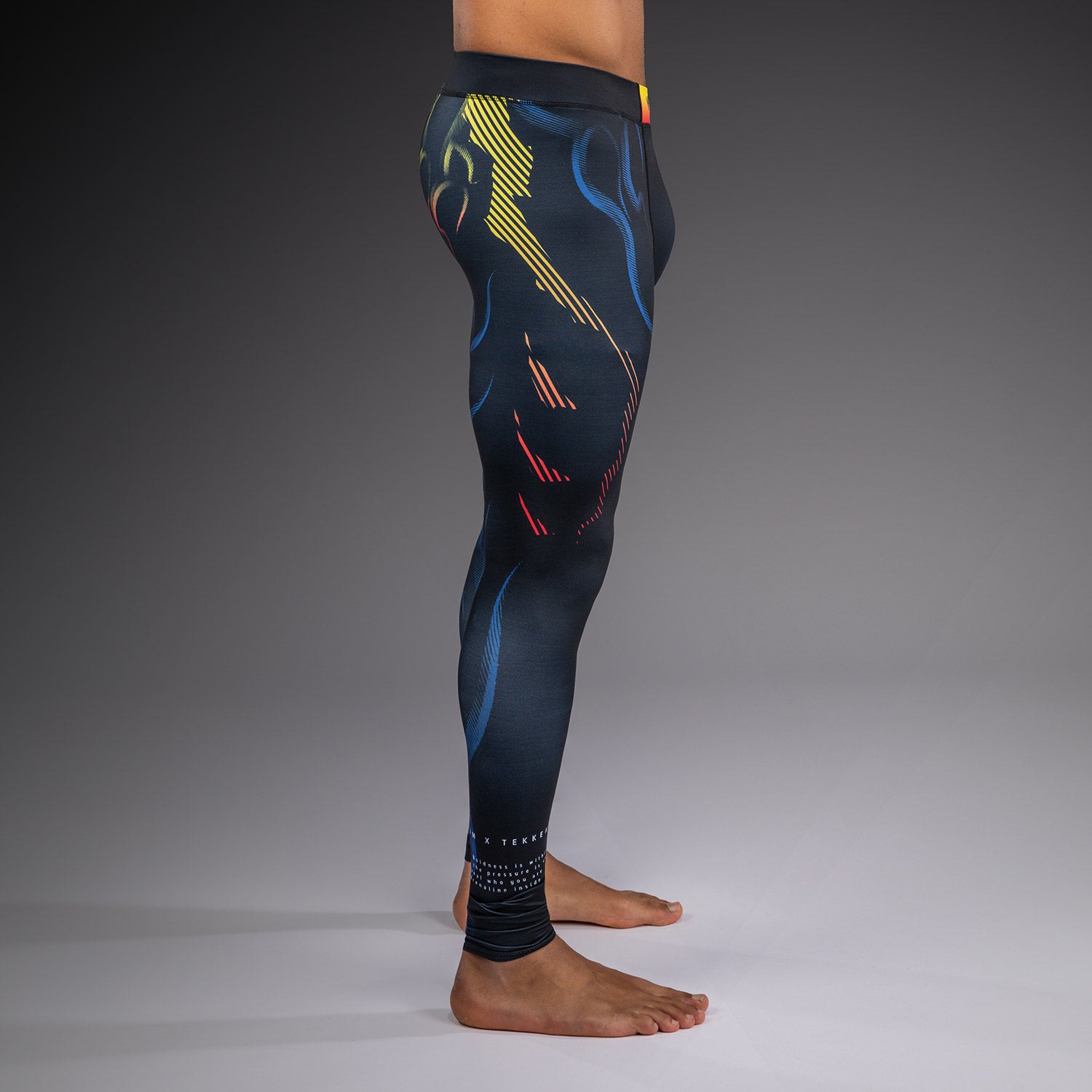 venum-x-tekken-8-spats-yoshimitsu-schwarz-orange image 3