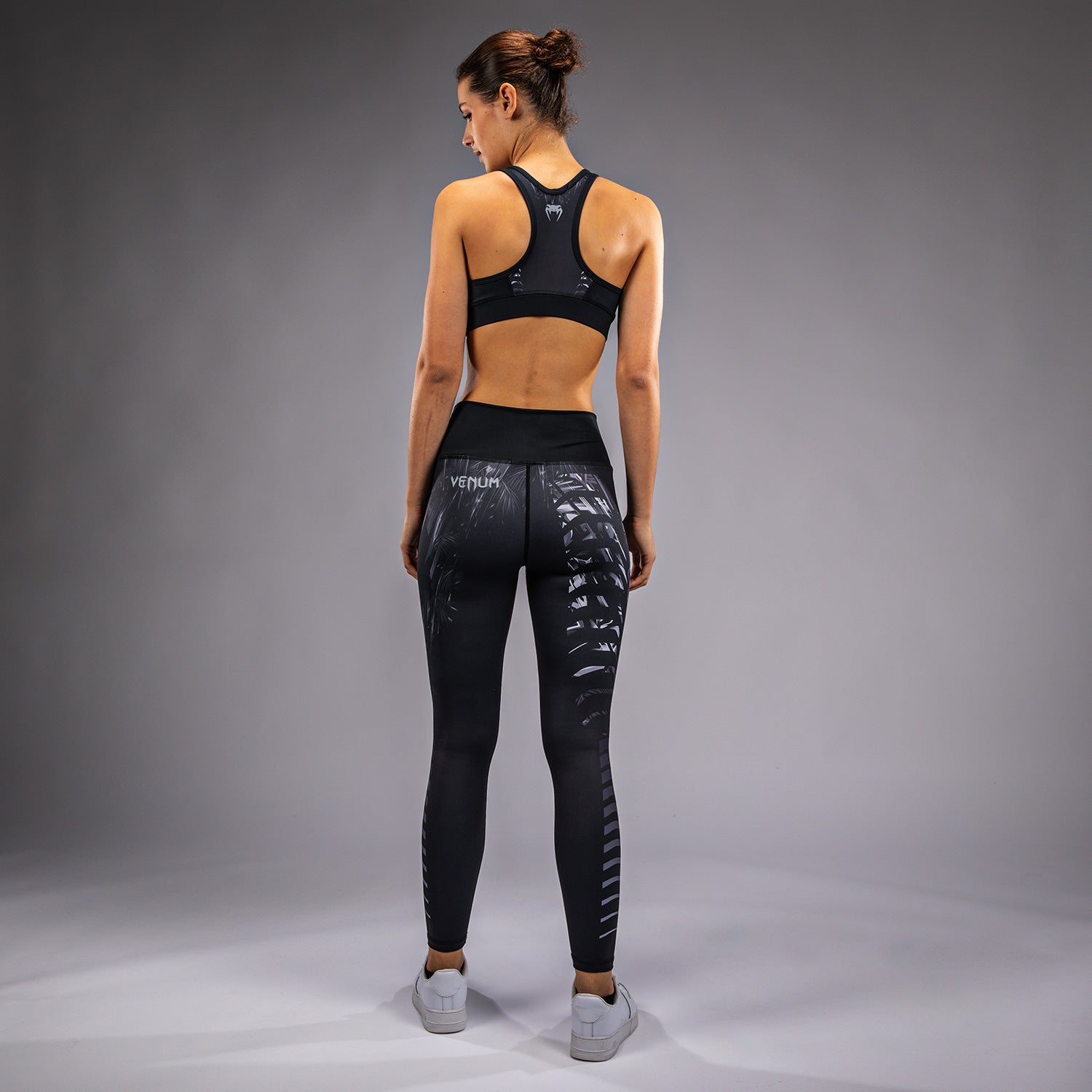 venum-tiger-damen-leggings-lang-schwarz-silber image 5