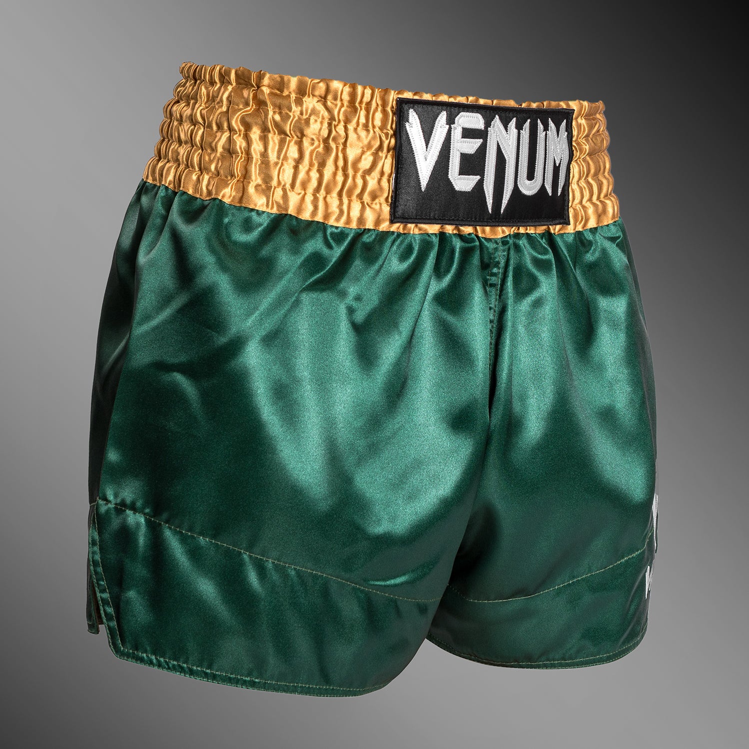 venum-classic-muay-thai-shorts-gr-n-gold-wei image 3
