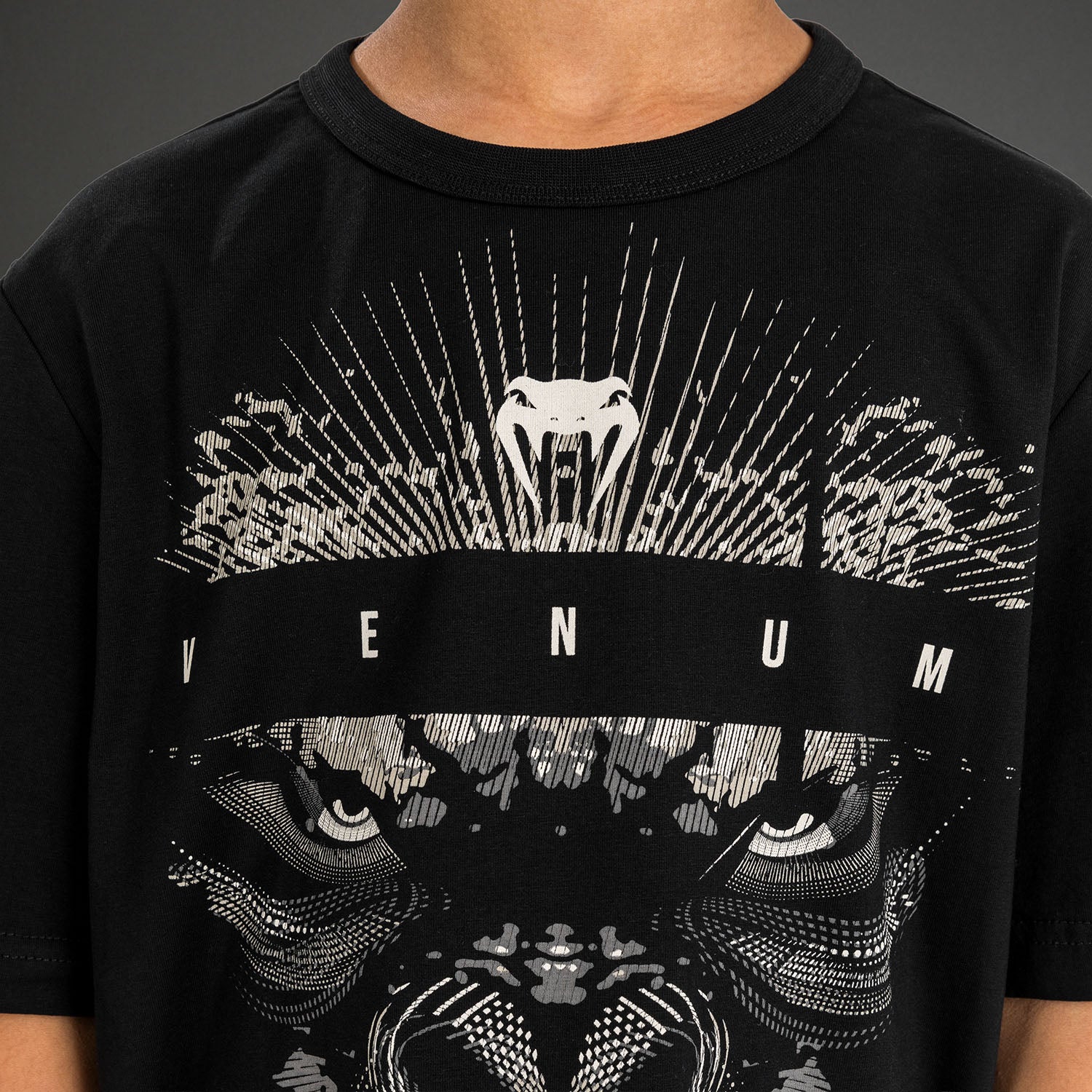 venum-gorilla-jungle-kinder-t-shirt-schwarz-wei image 5