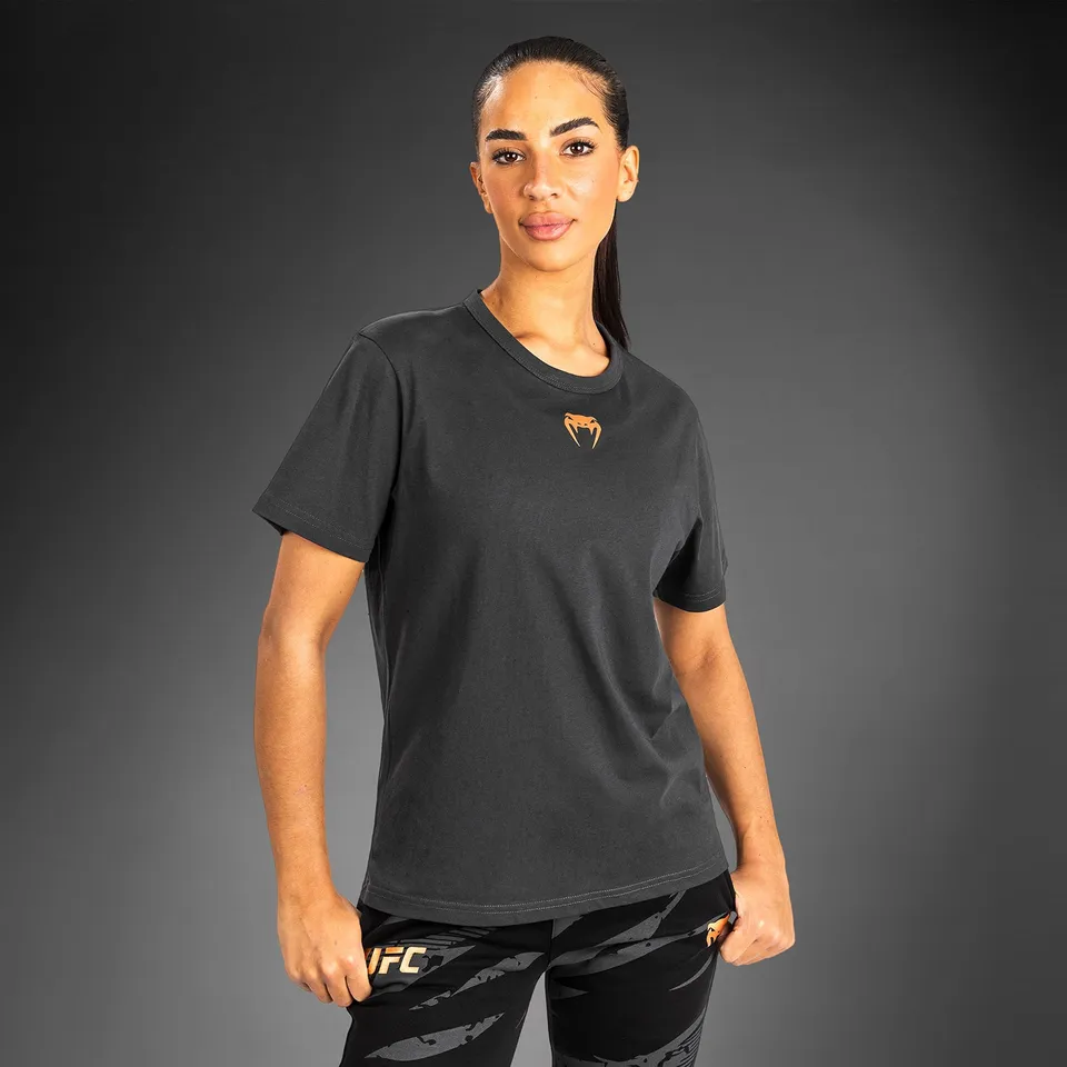 ufc-adrenaline-by-venum-fight-week-damen-t-shirt-kurzarm-charcoal-grey image 1