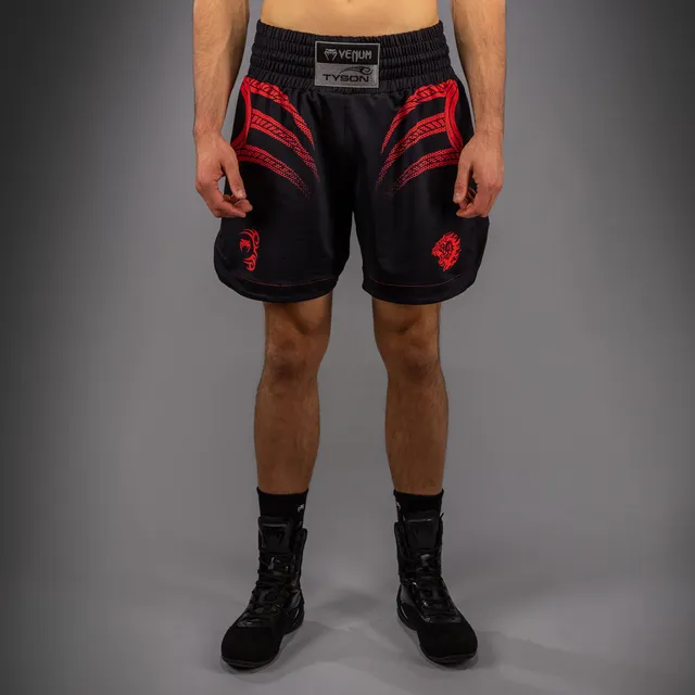 venum-x-mike-tyson-tiger-boxshorts-herren-tiefschwarz-intensivrot image 1