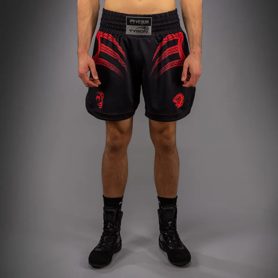 venum-x-mike-tyson-tiger-boxshorts-herren-tiefschwarz-intensivrot image 1