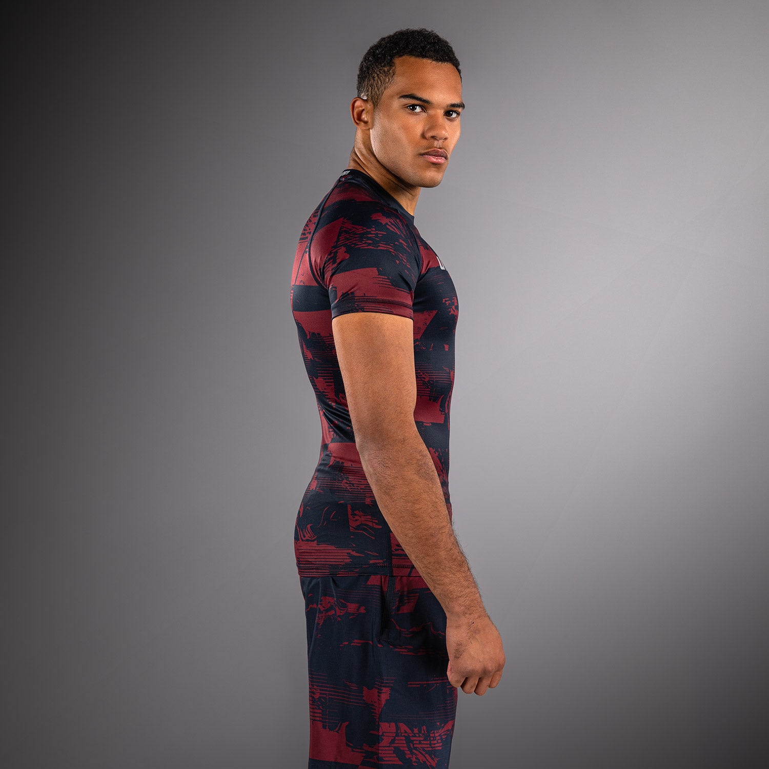 ufc-zenith-by-venum-authentic-fight-week-rashguard-kurzarm-herren-marineblau-bur image 4
