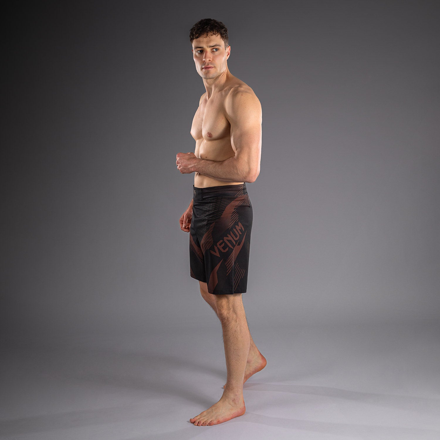 venum-no-gi-6-0-fightshorts-herren-schwarz-braun image 2