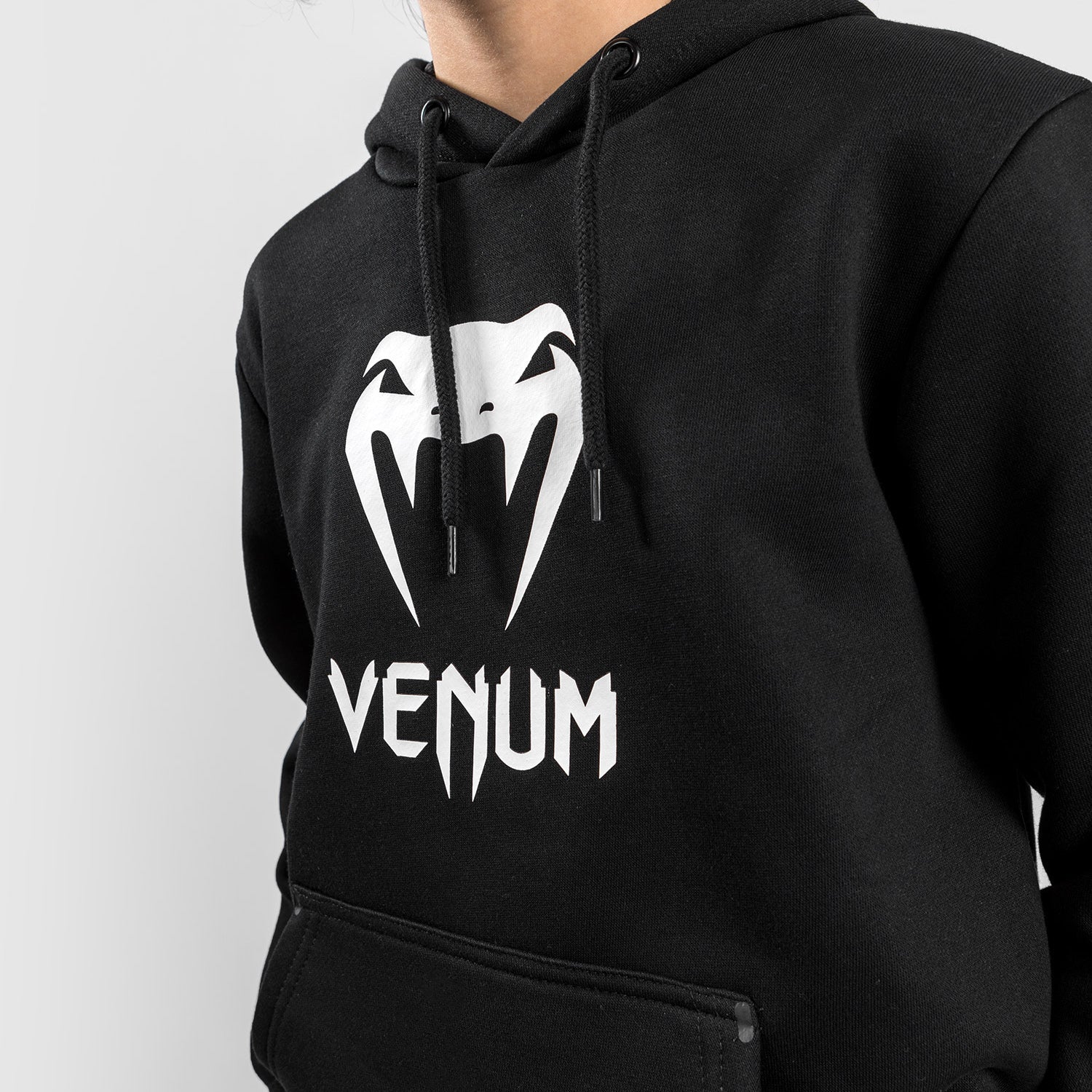 venum-classic-kapuzenpullover-kinder-schwarz image 4