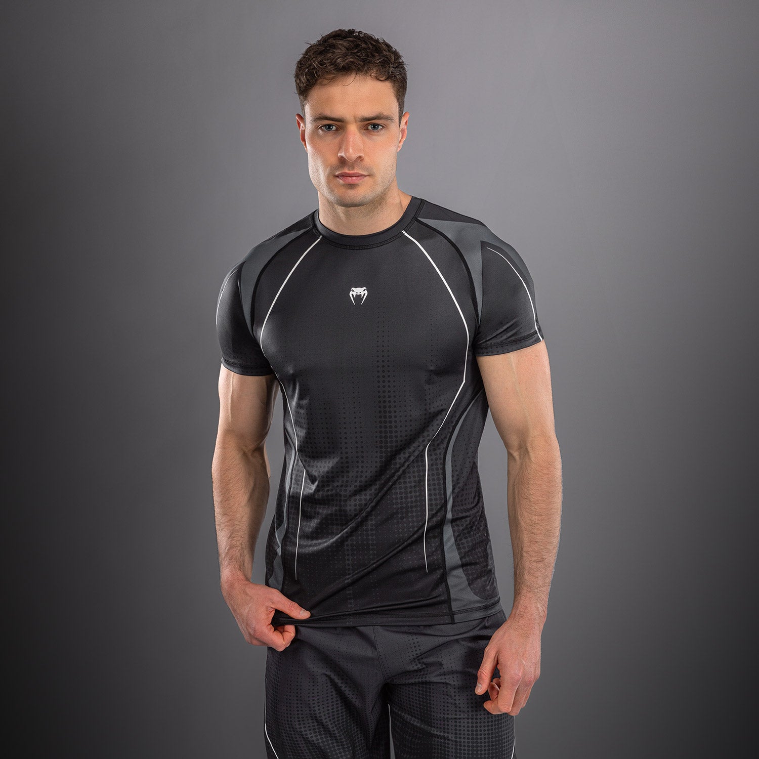 venum-stealth-dry-tech-t-shirt-schwarz-wei image 1