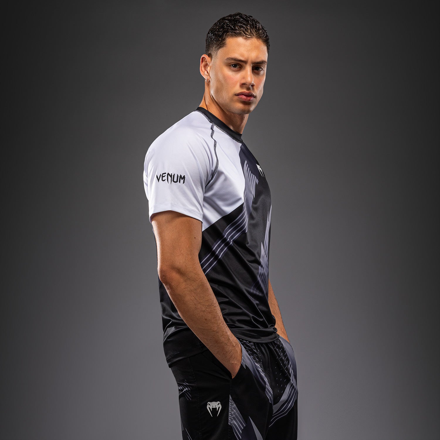 venum-no-gi-6-0-dry-tech-t-shirt-schwarz-wei image 4