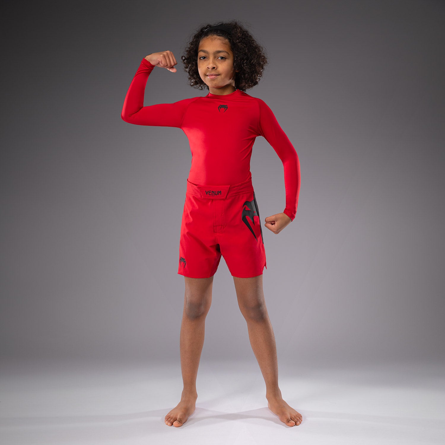 venum-light-kinder-fight-shorts-kirschrot image 5