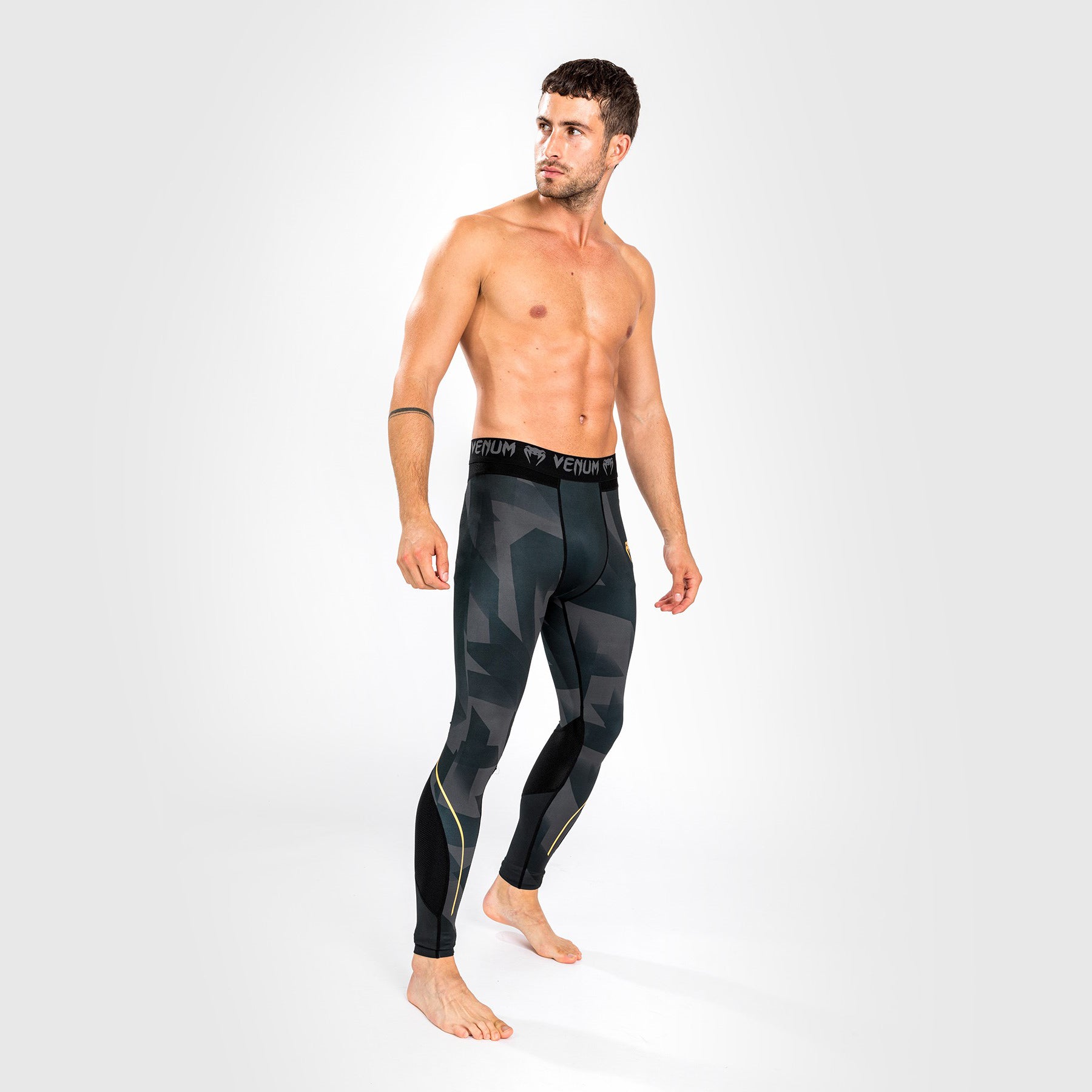 venum-razor-kompressionshose-schwarz-gold image 4
