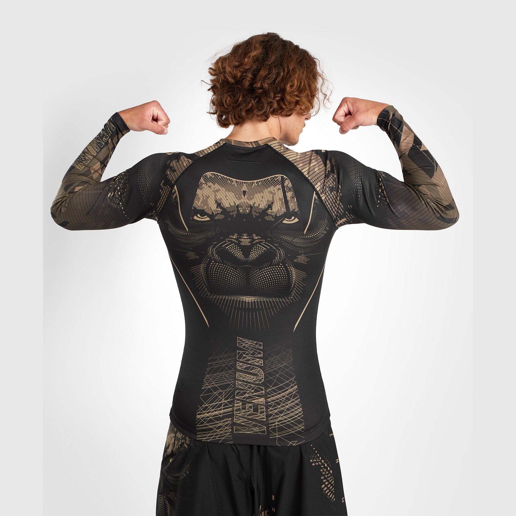 venum-gorilla-jungle-rashguard-langarm-herren-schwarz-sand image 2