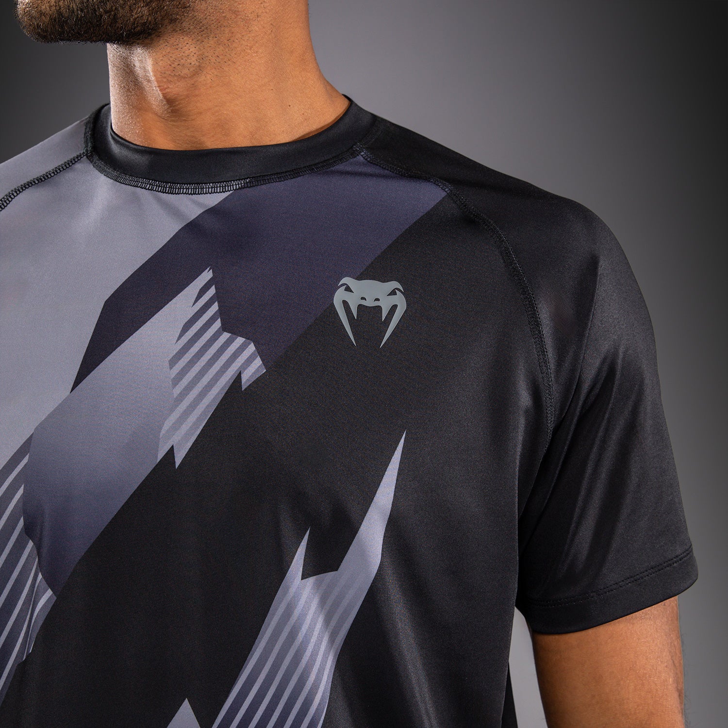 venum-no-gi-6-0-dry-tech-t-shirt-schwarz-grau image 6