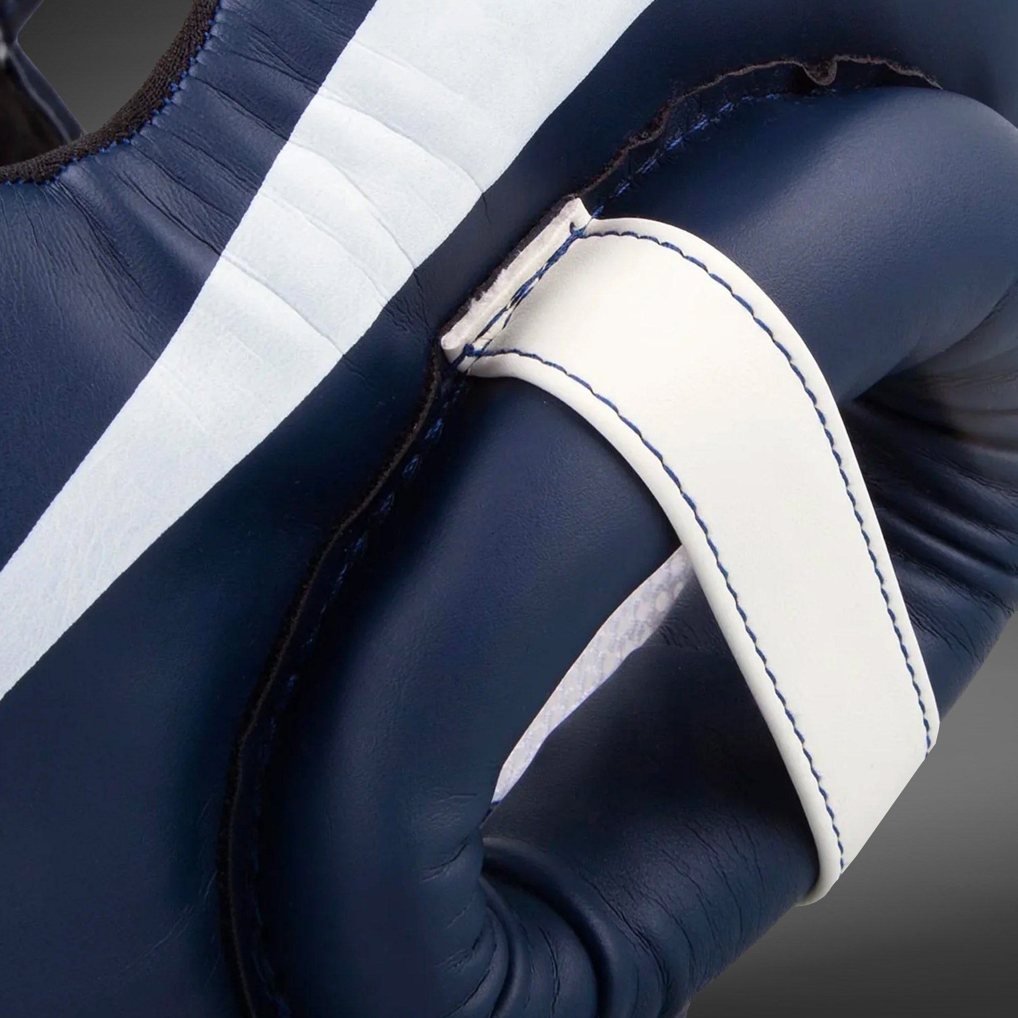 venum-elite-kopfschutz-wei-marineblau image 4