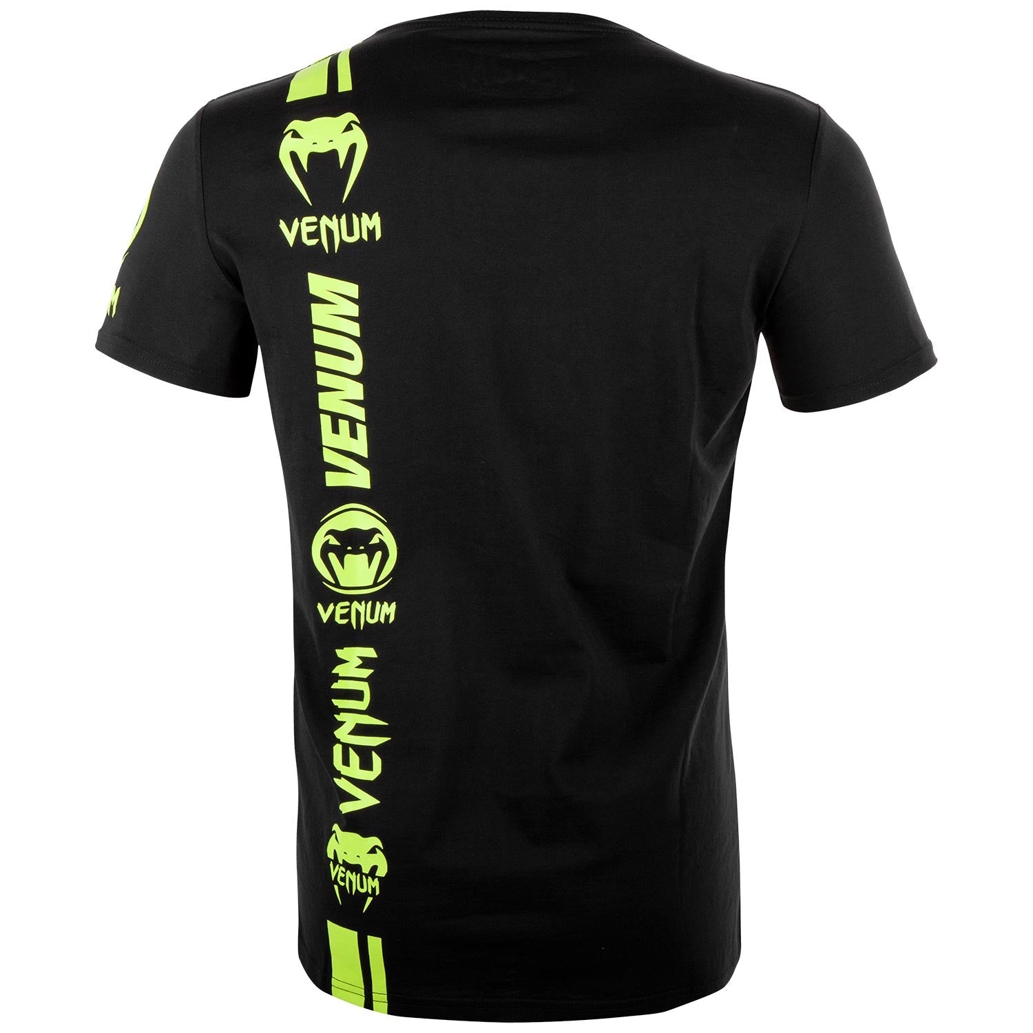 venum-logos-t-shirt-schwarz-neongelb image 4