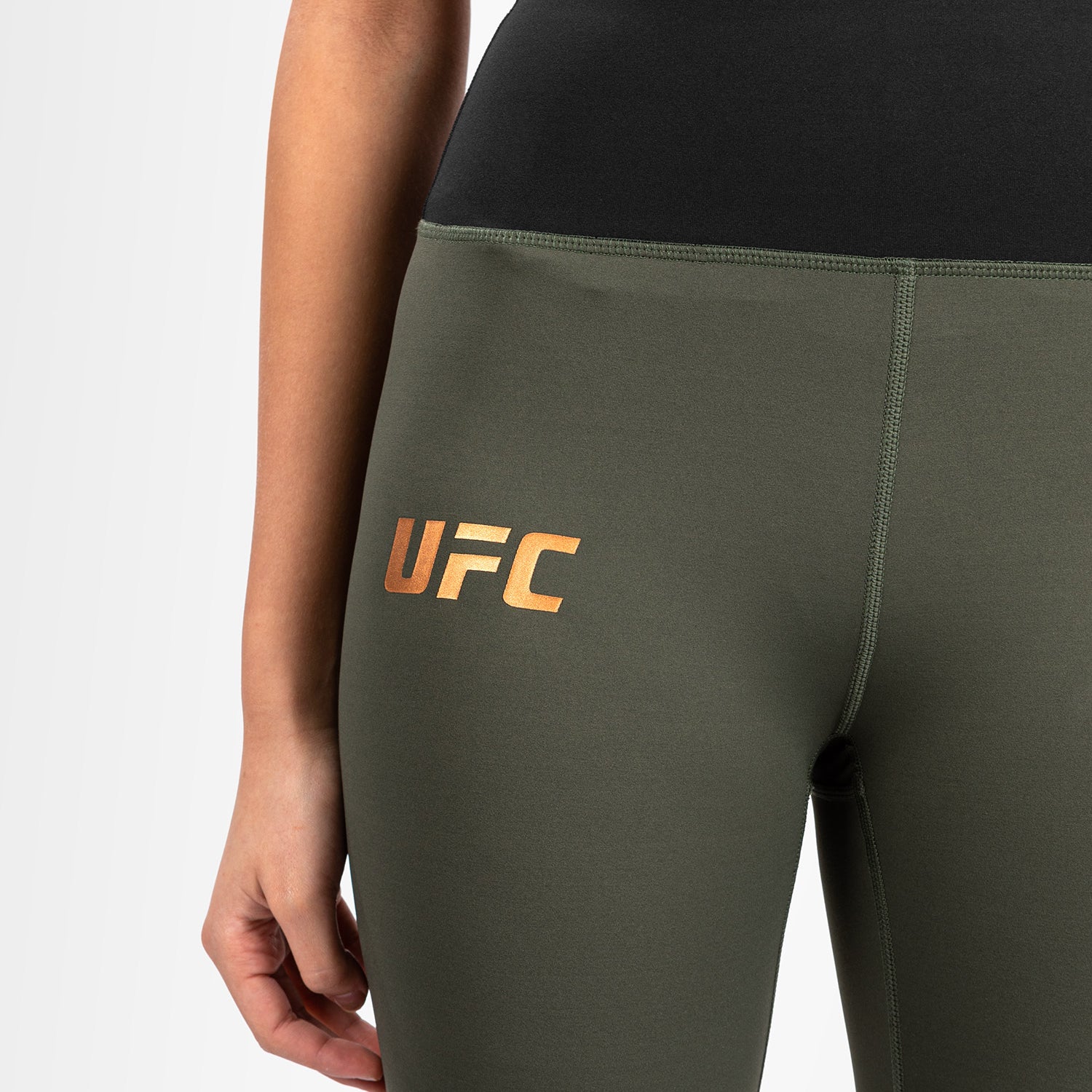 ufc-adrenaline-by-venum-fight-week-performance-tight-damen-khaki-bronze image 6