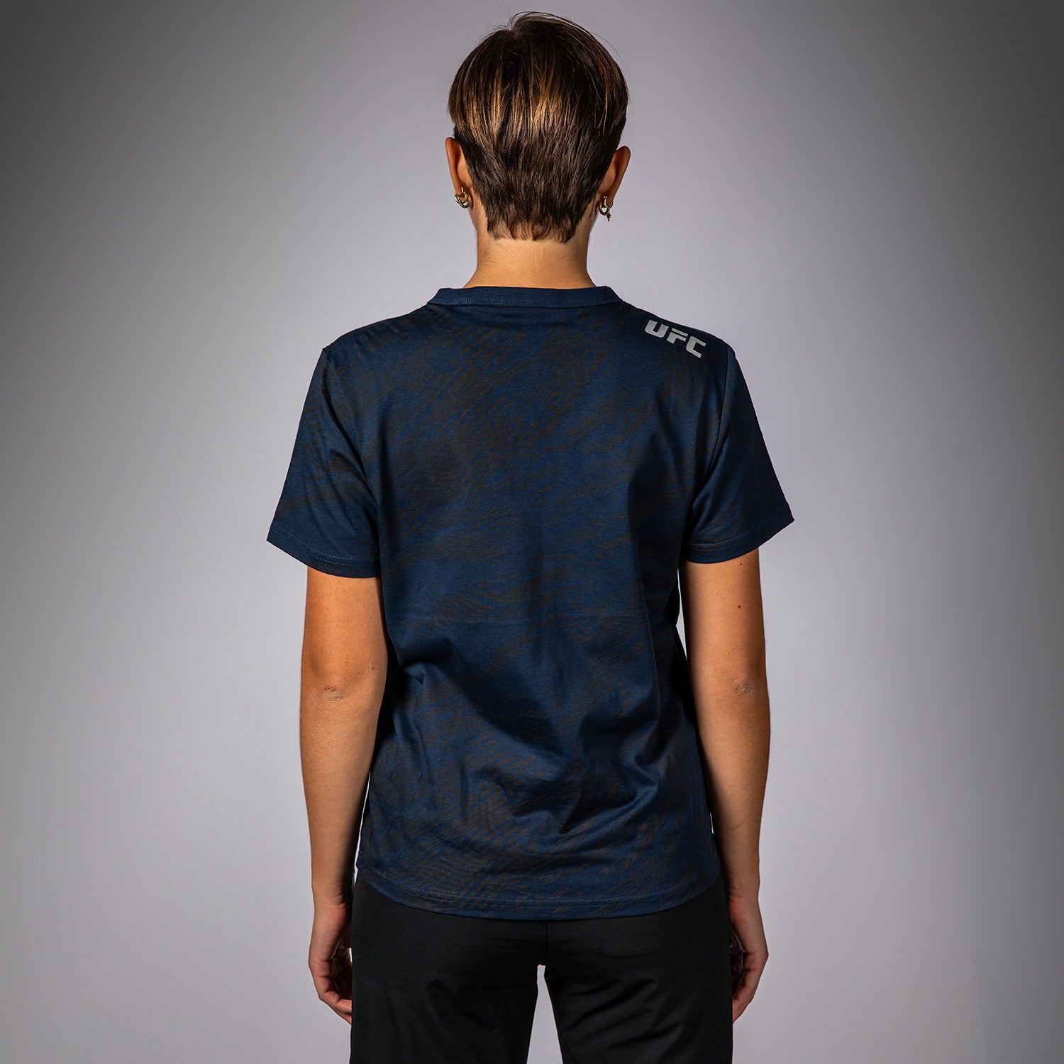 venum-ufc-fusion-by-venum-fight-week-damen-t-shirt-baumwolle-ozeanisches-blau image 2