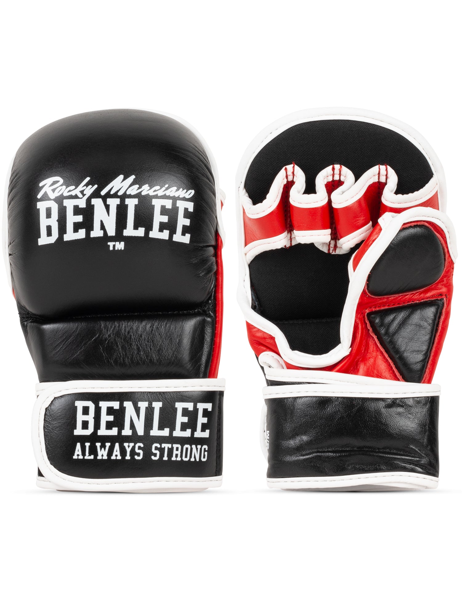 benlee-striker-mma-handschuhe-leder-trainingshandschuhe-mit-handgelenk-fixierung image 1
