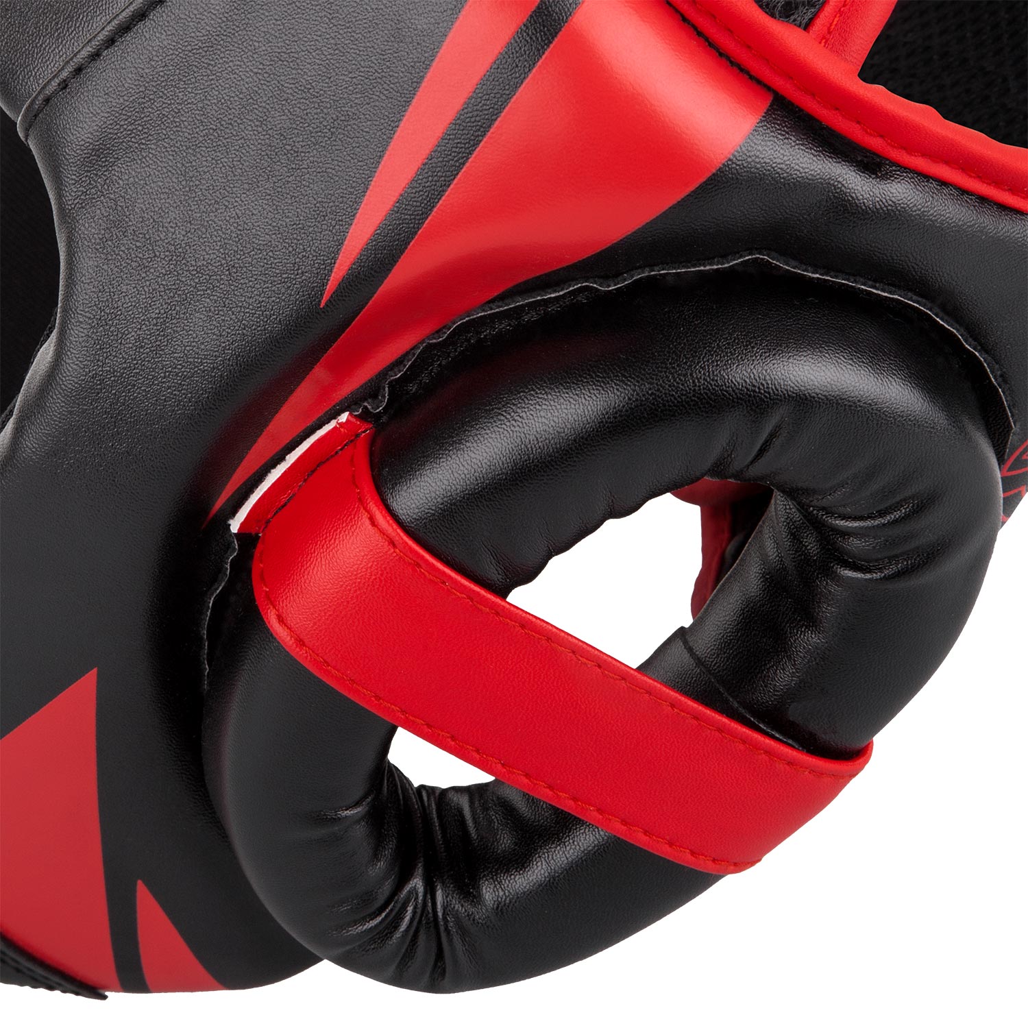 venum-challenger-open-face-kopfschutz-schwarz-rot image 4