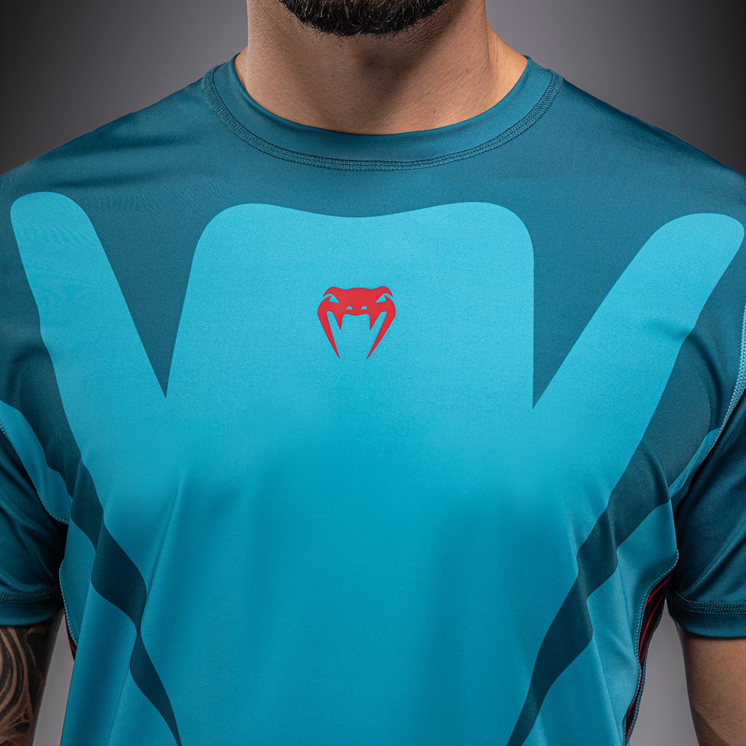 venum-attack-90-dry-tech-t-shirt-t-rkis-rot-f-r-herren image 6