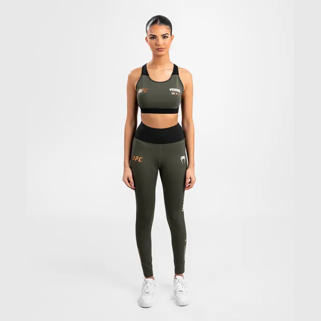 ufc-adrenaline-by-venum-fight-week-performance-tight-damen-khaki-bronze image 1